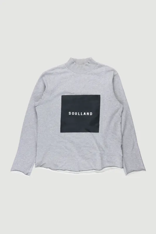 Reseller Block Logo Mock Crewneck - M sold by Soulland