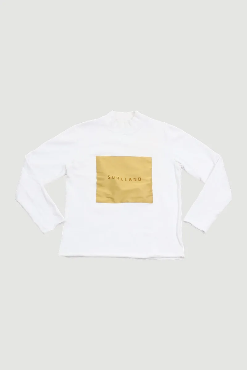 Reseller Block logo mock-neck crewneck - L sold by Soulland