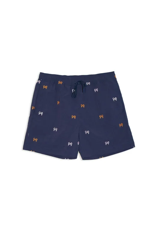 PARKER embroided sports and swim shorts made by Soulland