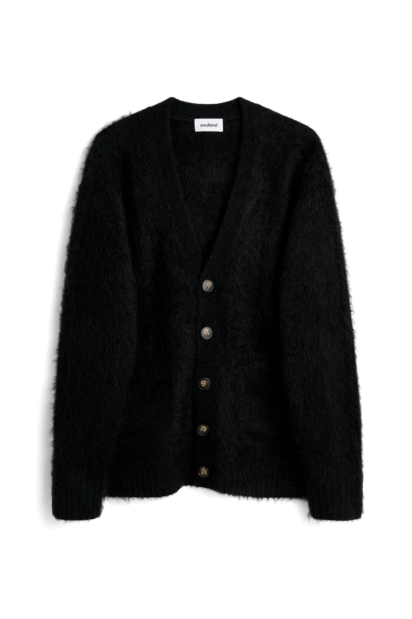 BOB alpaca mix cardigan sold by Soulland