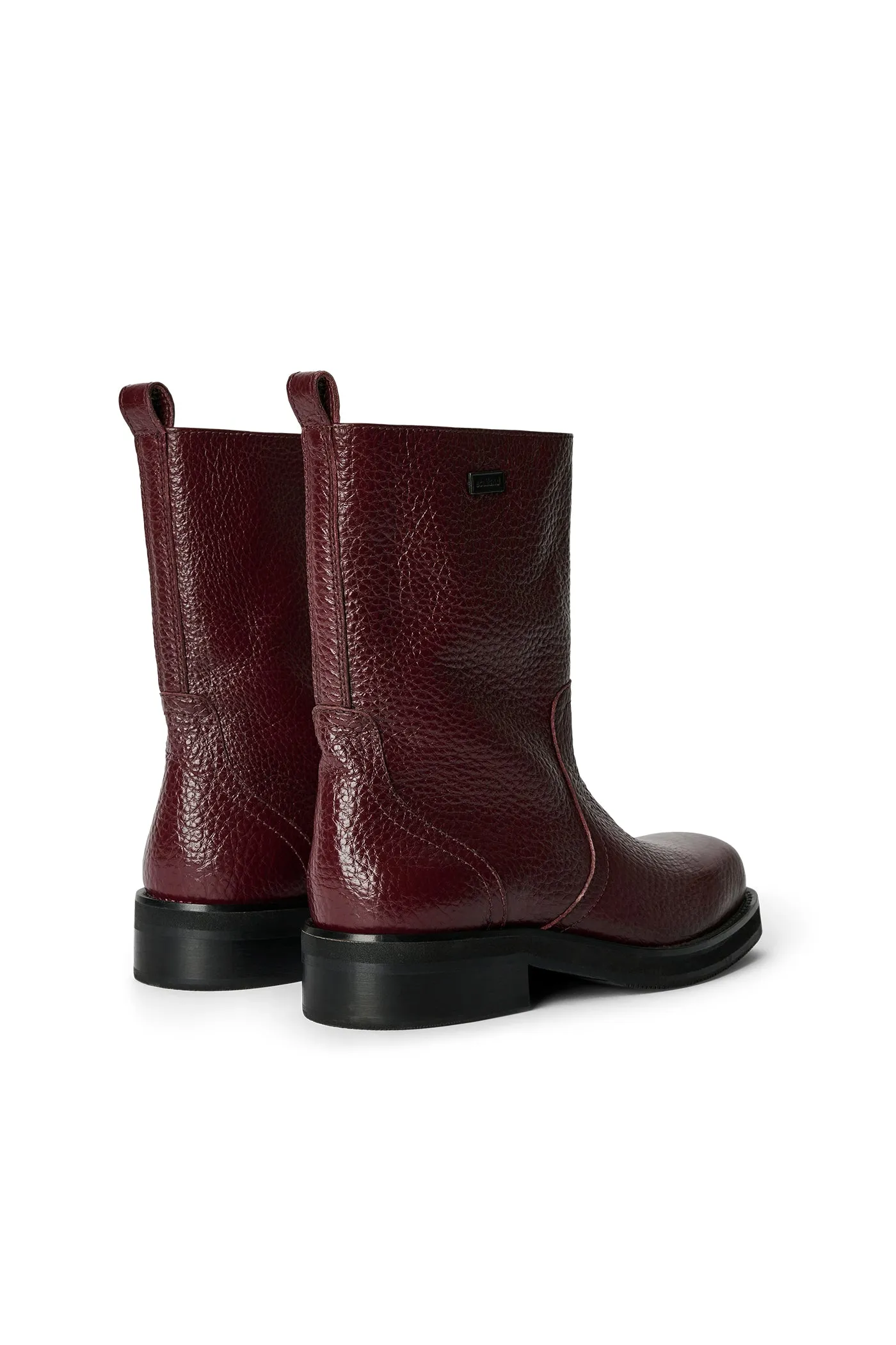 DELAWARE structured leather boots sold by Soulland product image thumbnail 3