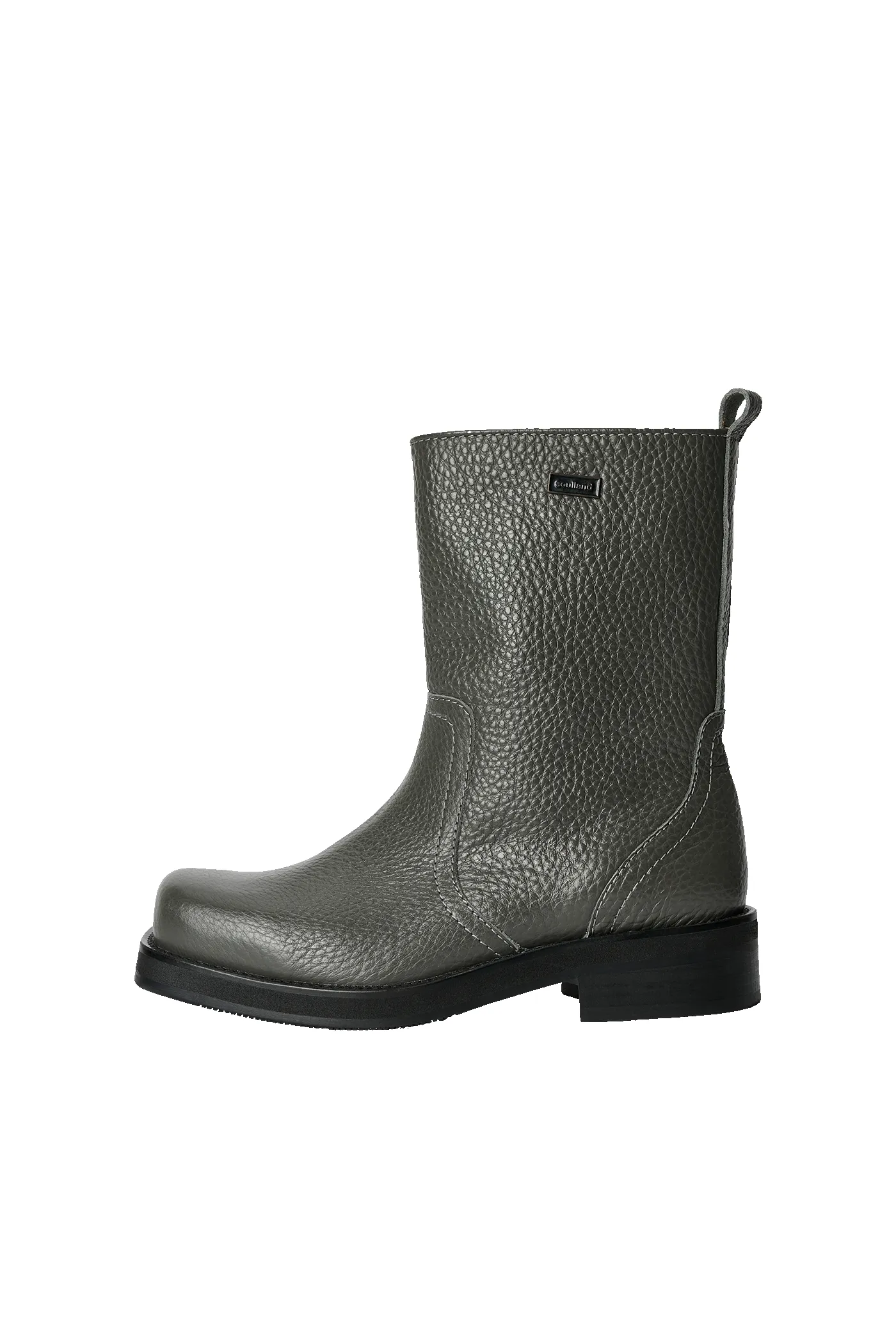 DELAWARE structured leather boots sold by Soulland