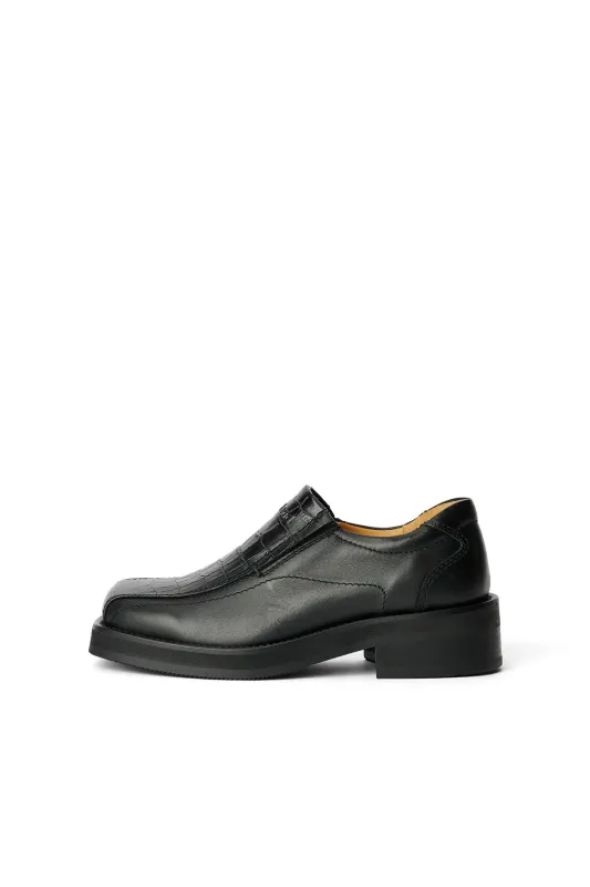 MOOG croco loafers made by Soulland