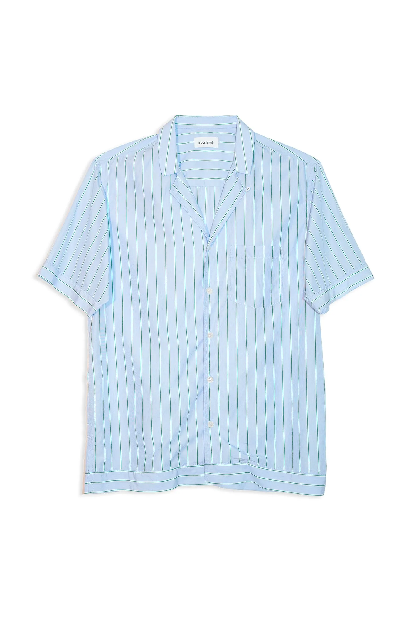 ORSON blue green stripe sold by Soulland