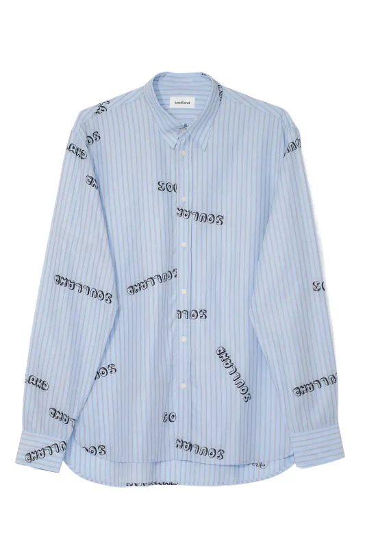 ROGER tencel cartoon graffiti shirt made by Soulland