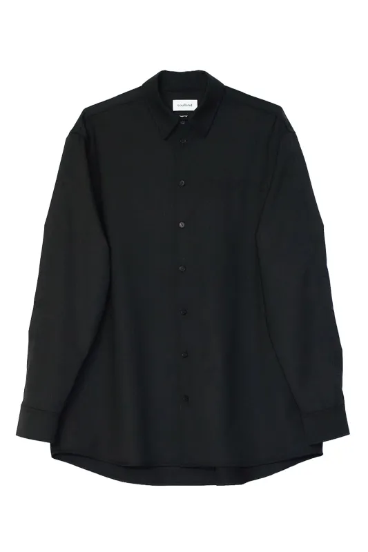 DAMON wool embroidered shirt made by Soulland
