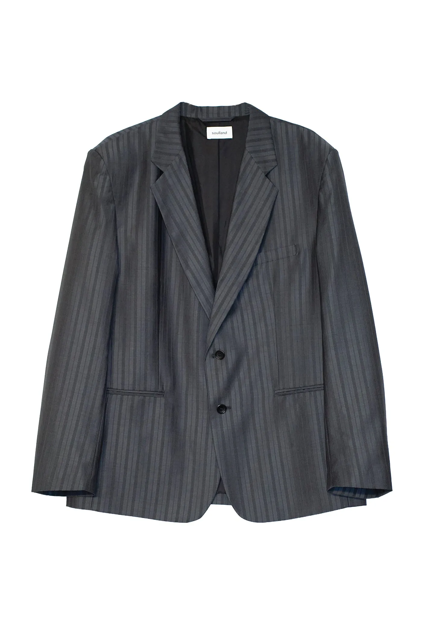 LUCA grey stripe blazer sold by Soulland