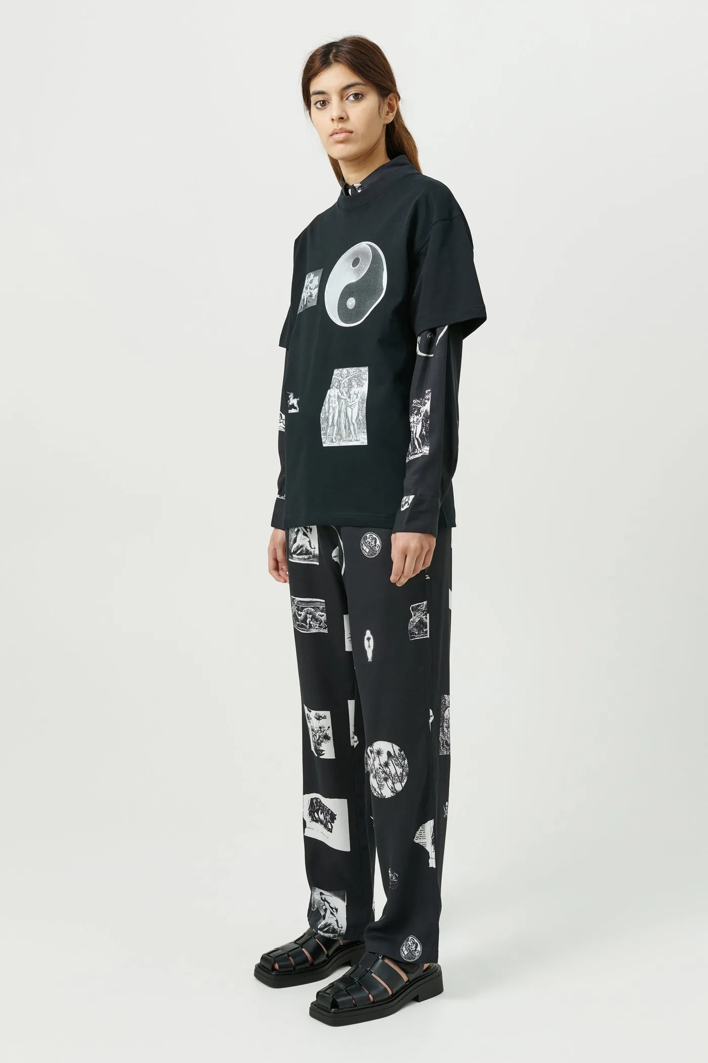 Collage print T-shirt sold by Soulland product image thumbnail 3