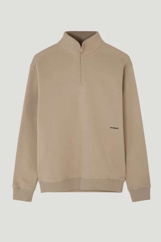 Ken half zip sweatshirt made by Soulland