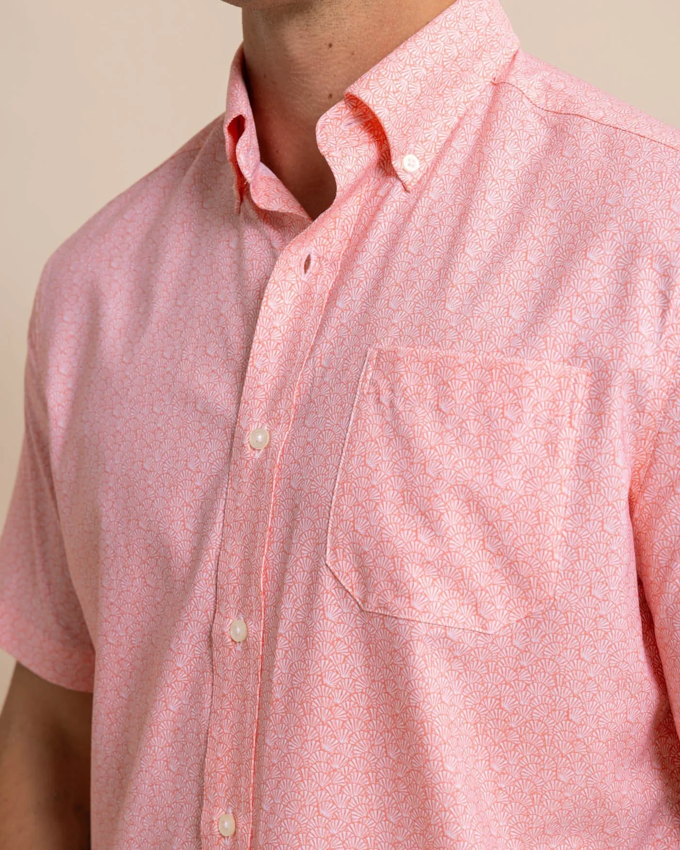 brrr°® Intercoastal What the Shell Short Sleeve Sport Shirt sold by Southern Tide product image thumbnail 2