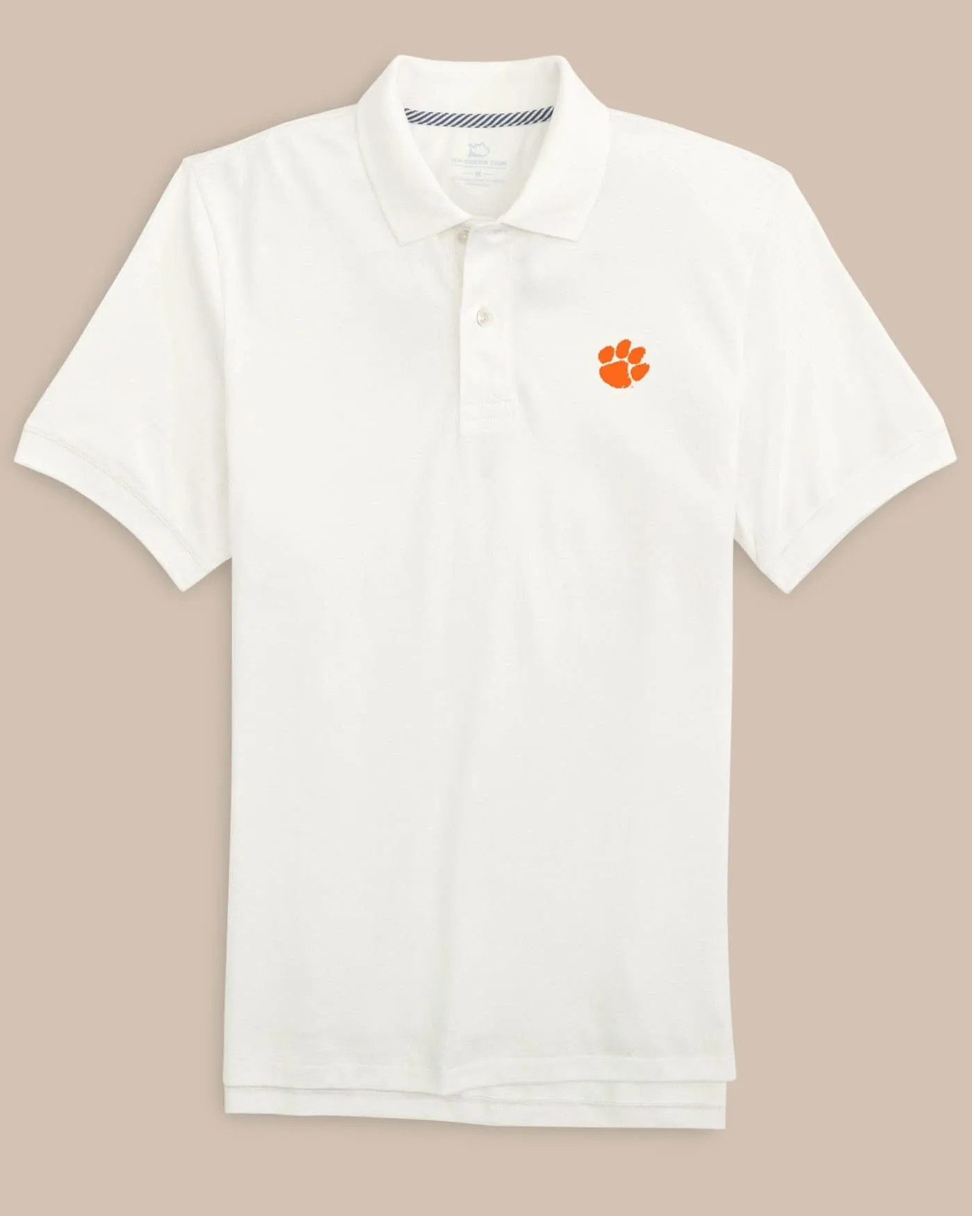Clemson Tigers Skipjack Polo sold by Southern Tide