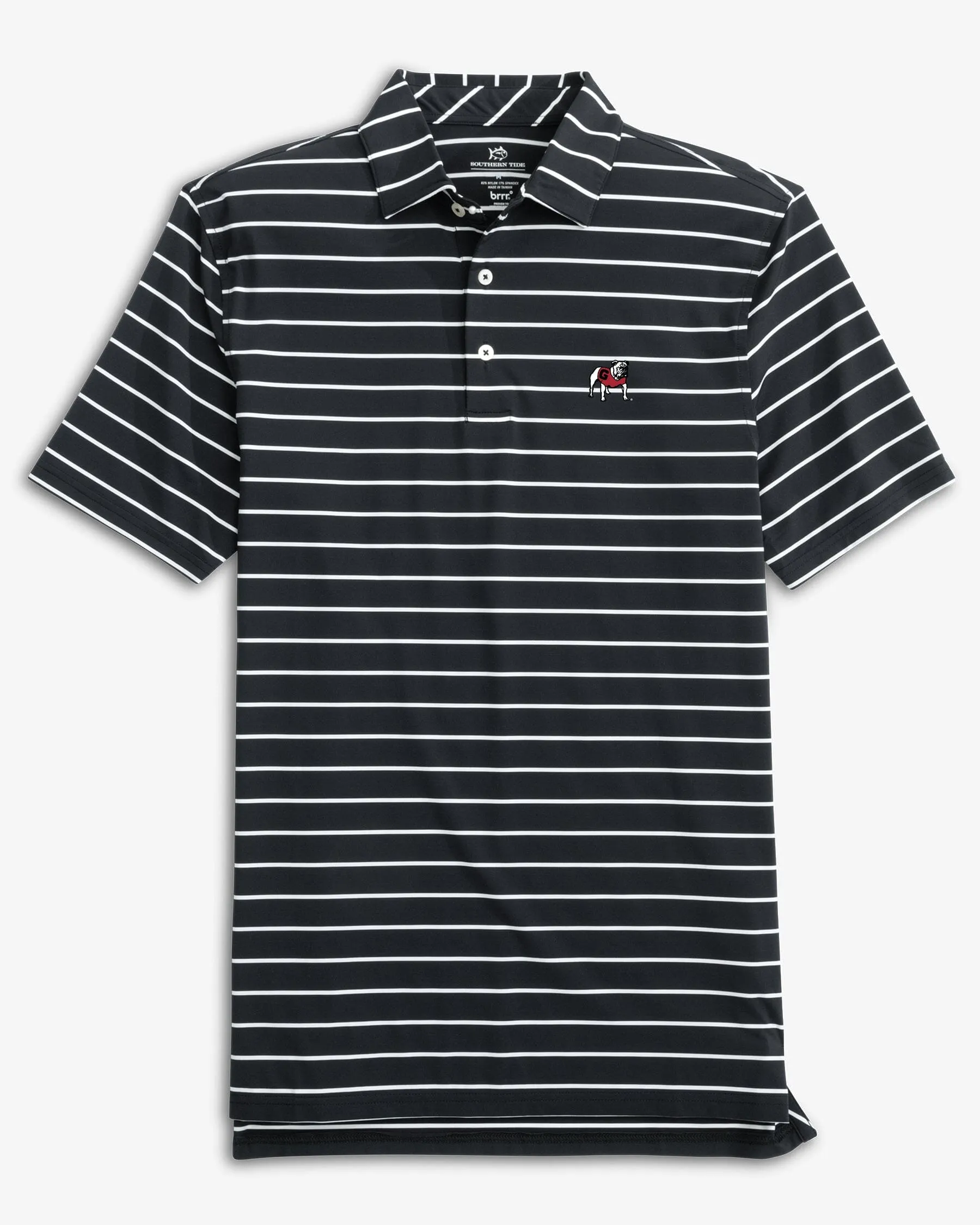 Georgia Bulldogs brrr°®-eeze Desmond Stripe Polo sold by Southern Tide product image thumbnail 2