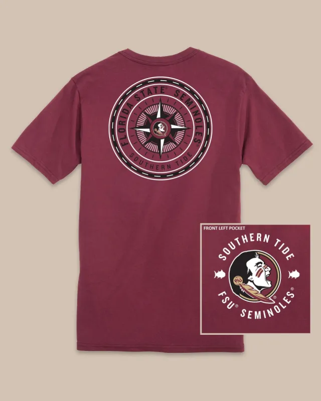 FSU Seminoles Gameday Collegiate Compass T-Shirt sold by Southern Tide