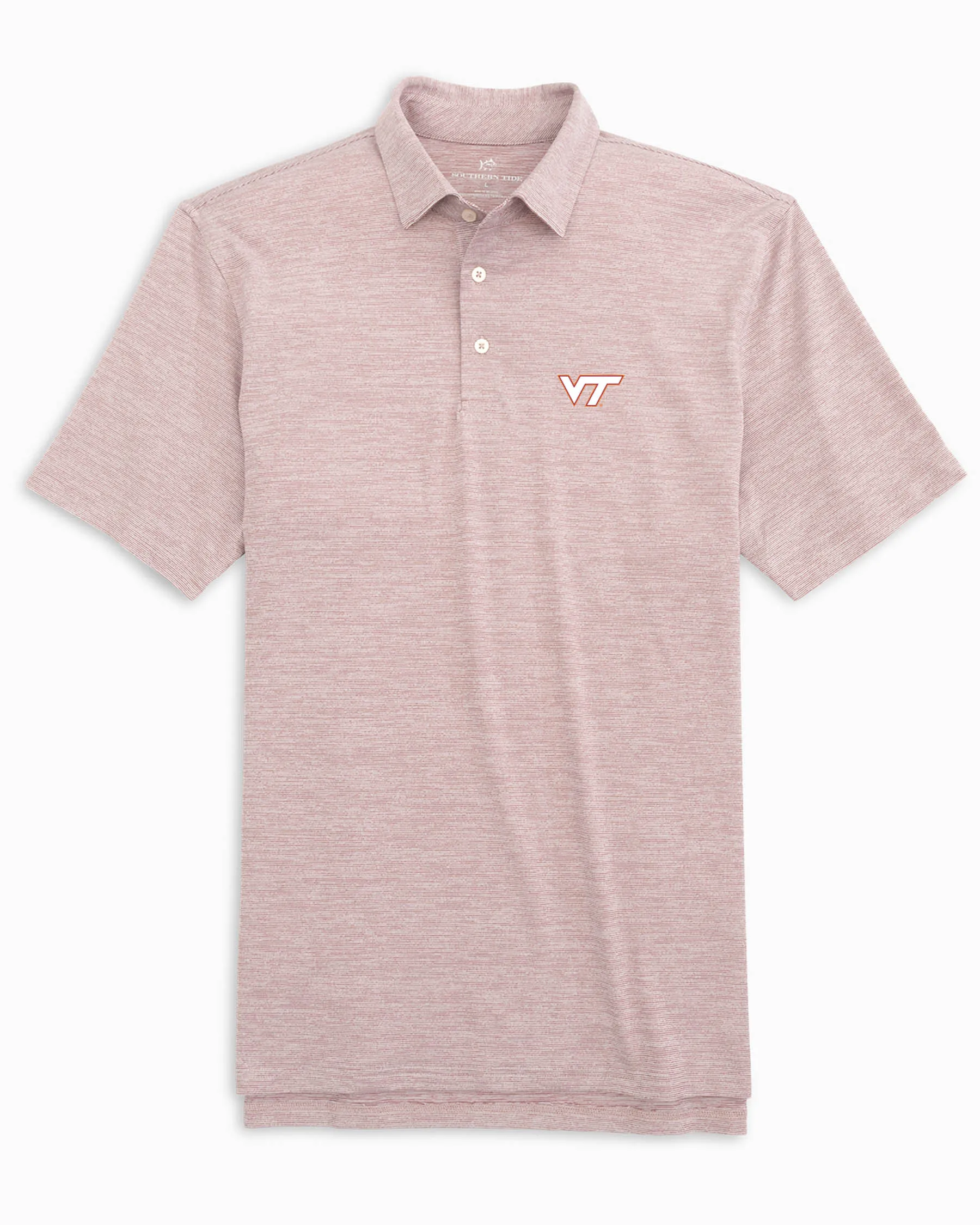 Virginia Tech Hokies Driver Spacedye Polo Shirt sold by Southern Tide product image thumbnail 2