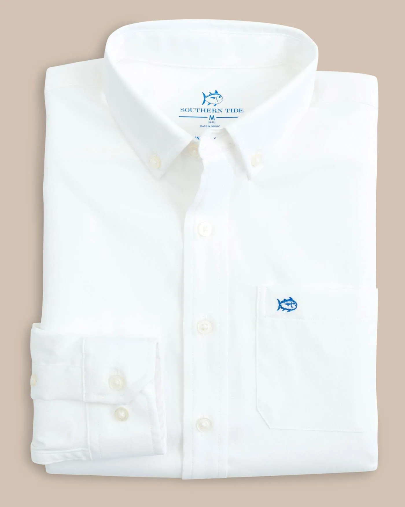 Boys Intercoastal Solid Button Down Shirt sold by Southern Tide product image thumbnail 2