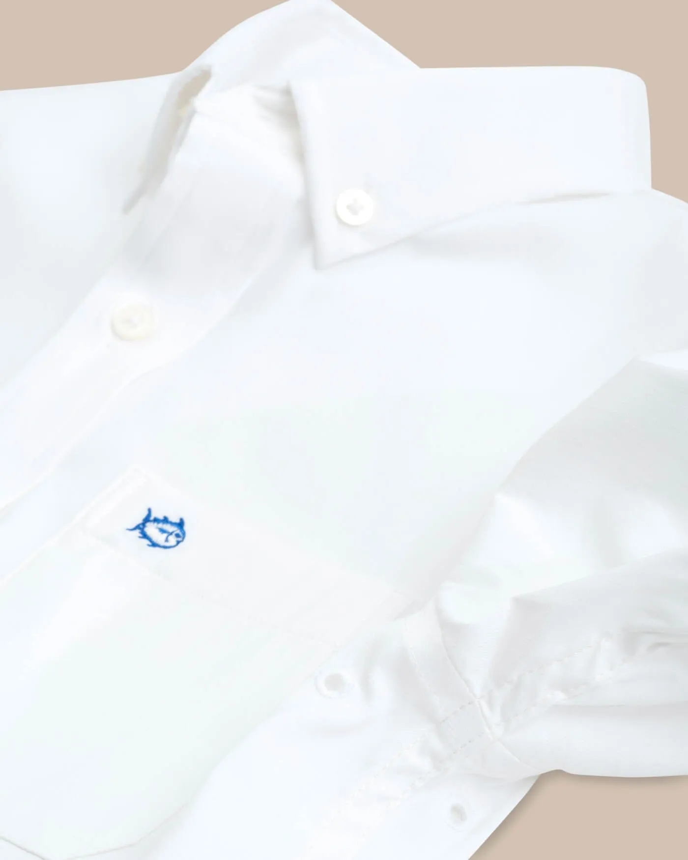 Boys Intercoastal Solid Button Down Shirt sold by Southern Tide product image thumbnail 4