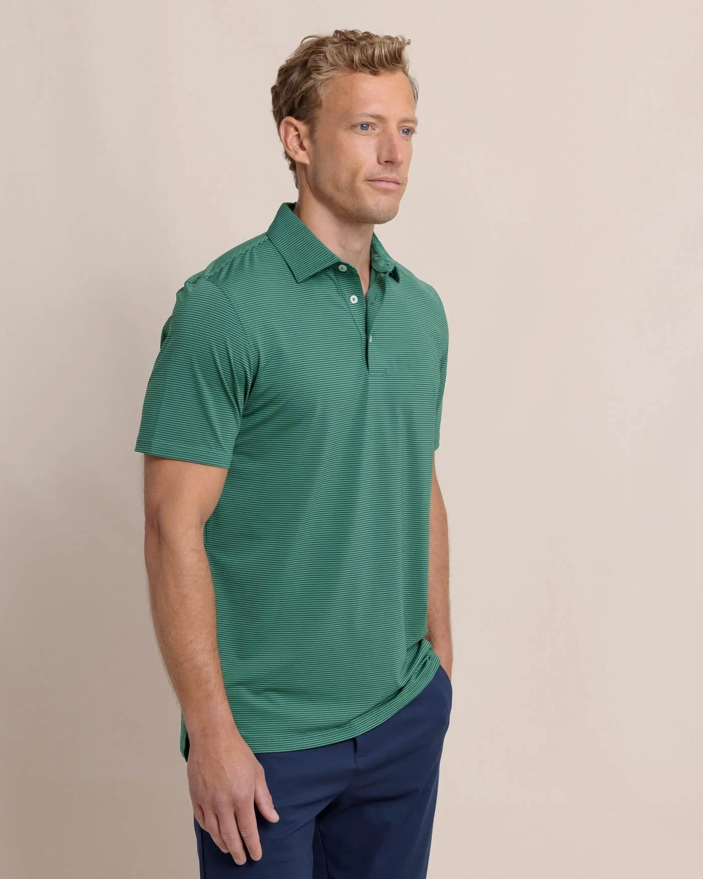 brrr°®-eeze Meadowbrook Stripe Polo sold by Southern Tide product image thumbnail 3