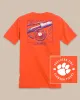 Clemson Tigers Gameday Fly Reel T-Shirt sold by Southern Tide