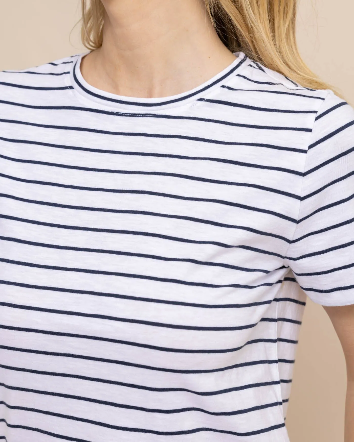 Sun Farer Stripe Crewneck T-Shirt sold by Southern Tide product image thumbnail 2
