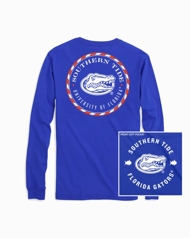 Florida Gators Long Sleeve Medallion T-Shirt sold by Southern Tide