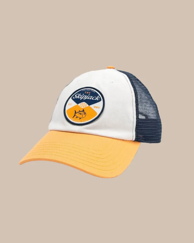 The Skipjack Trucker Hat sold by Southern Tide