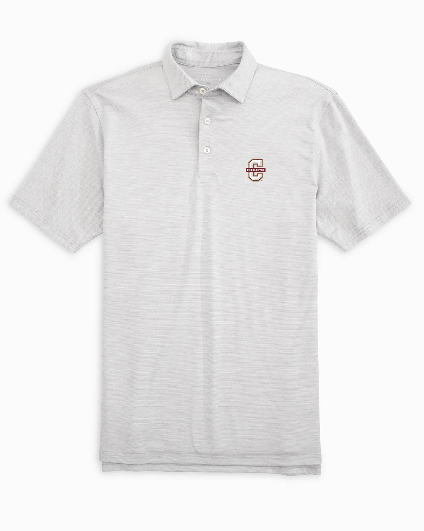 College of Charleston Driver Spacedye Polo Shirt sold by Southern Tide product image thumbnail 4