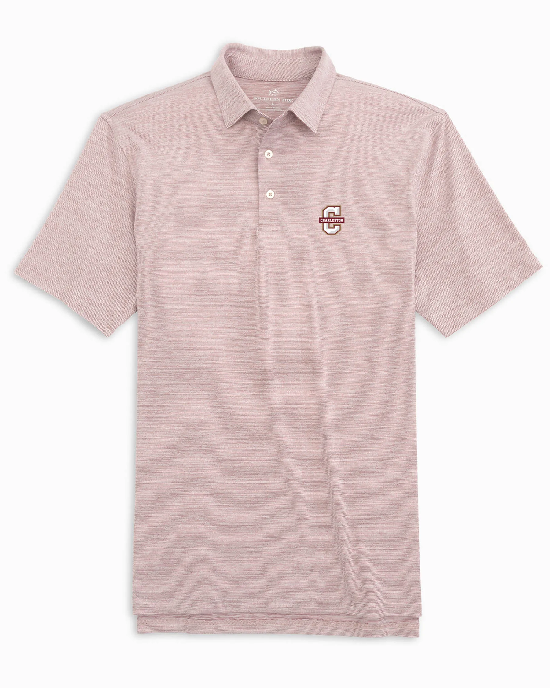 College of Charleston Driver Spacedye Polo Shirt sold by Southern Tide