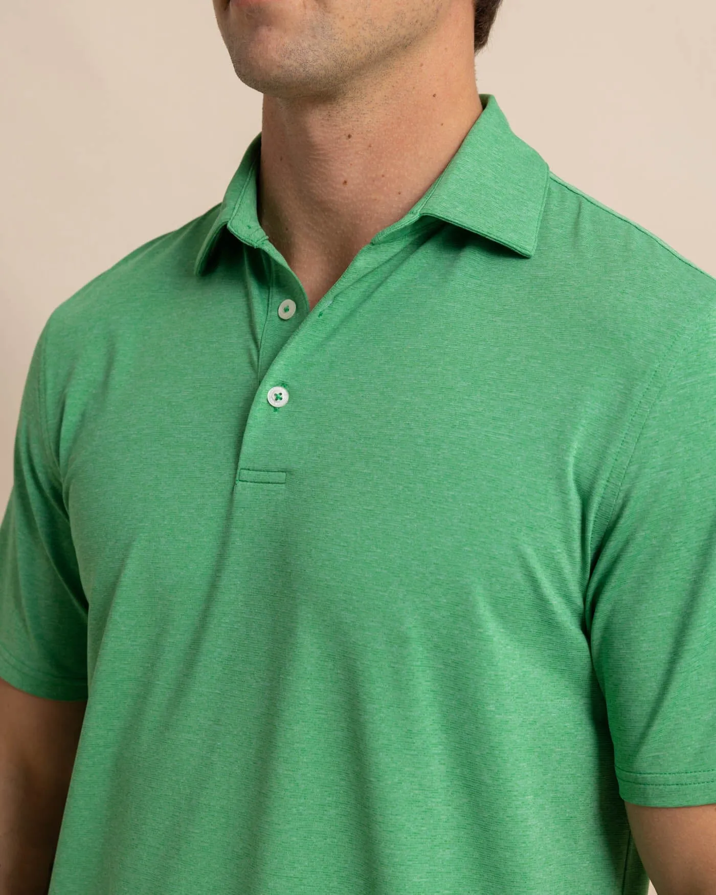 brrr°®-eeze Heather Performance Polo Shirt sold by Southern Tide product image thumbnail 2