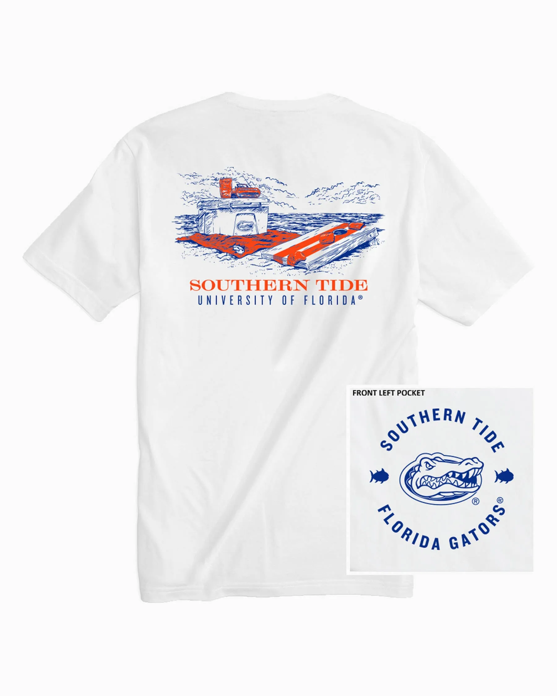 Florida Gators Beach Cornhole T-Shirt sold by Southern Tide