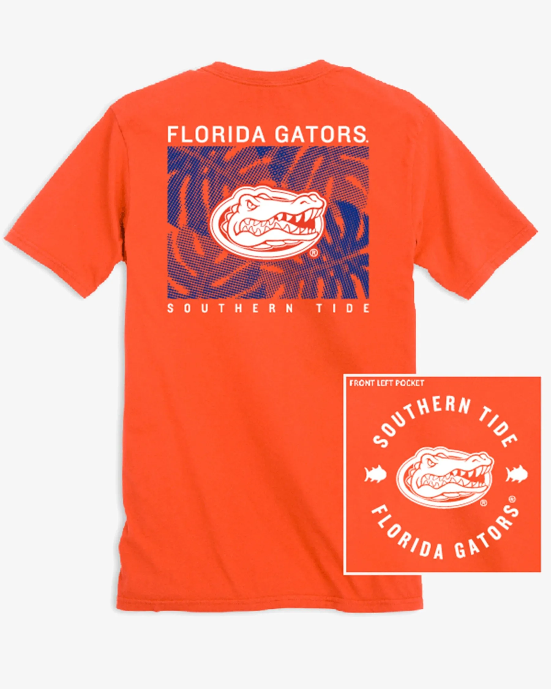 Florida Gators Halftone Monstera T-Shirt sold by Southern Tide
