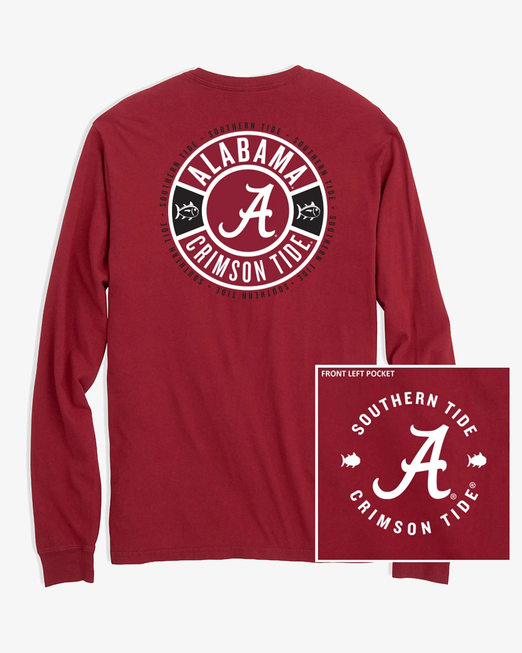 Alabama Crimson Tide Ring Badge T-Shirt sold by Southern Tide product image thumbnail 2