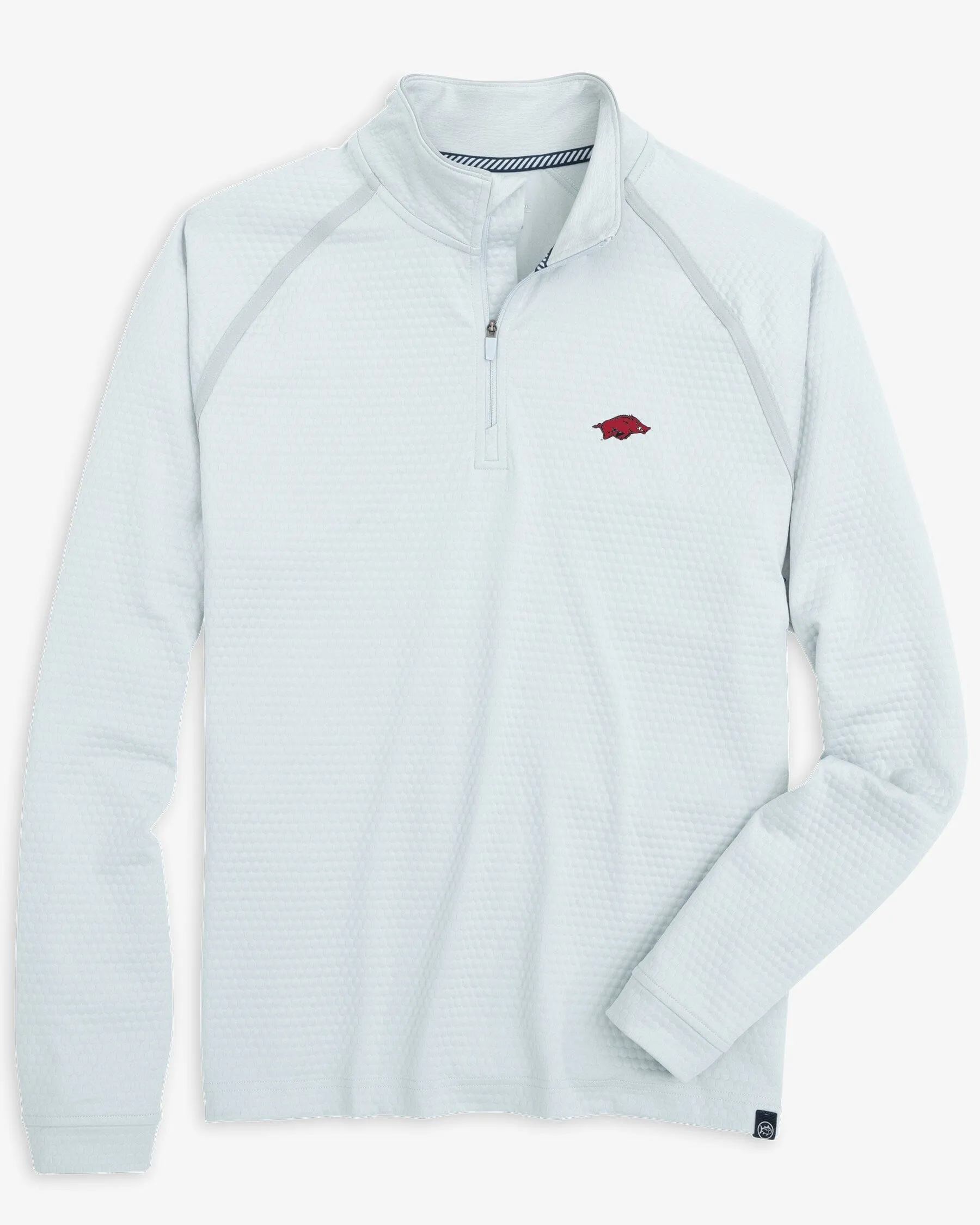 Arkansas Razorbacks Scuttle Heather Quarter Zip sold by Southern Tide product image thumbnail 2