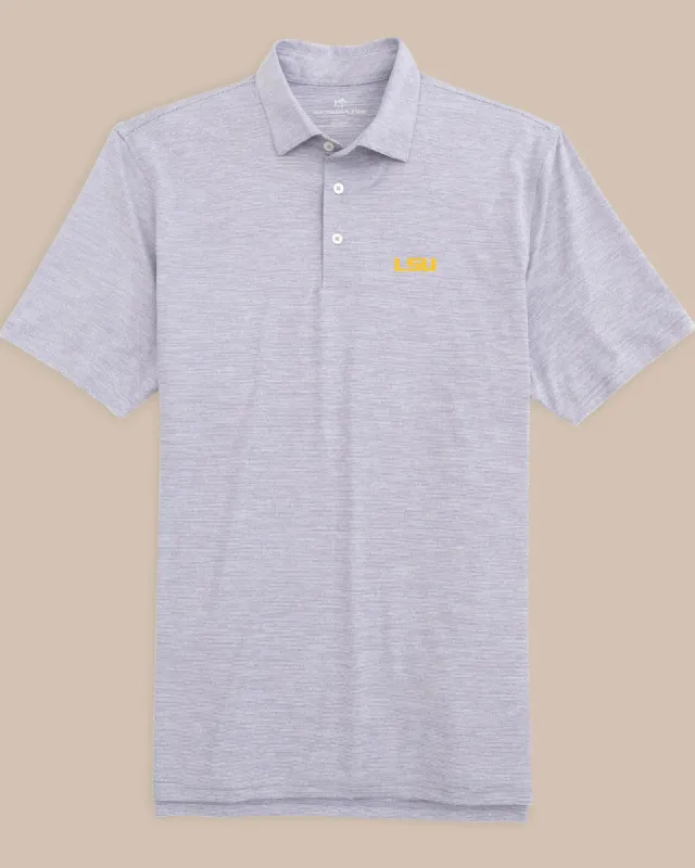 LSU Tigers Driver Spacedye Polo Shirt sold by Southern Tide