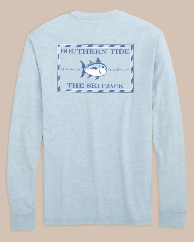 Heather Original Skipjack Long Sleeve T-shirt sold by Southern Tide