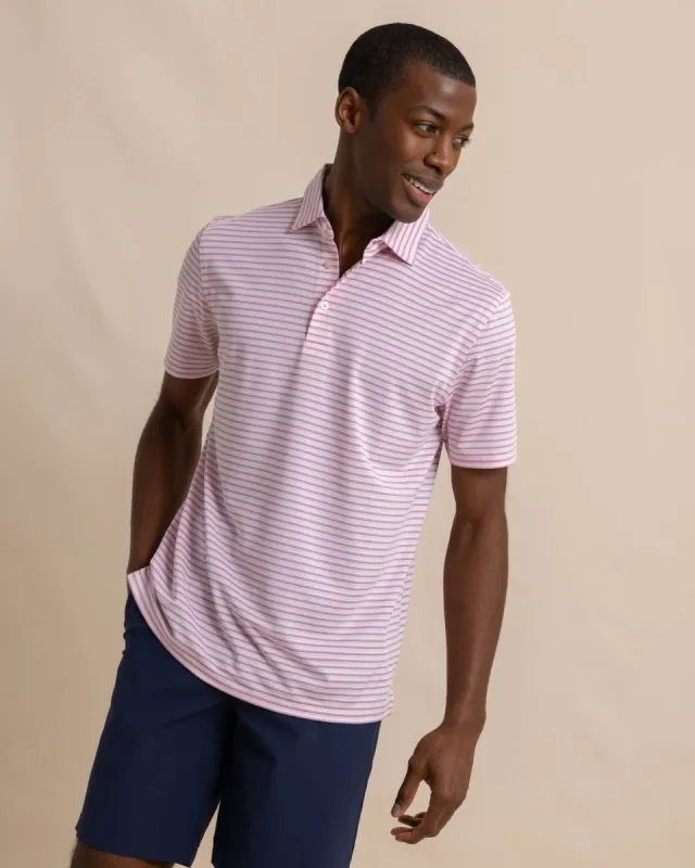Driver Carova Stripe Polo Shirt sold by Southern Tide