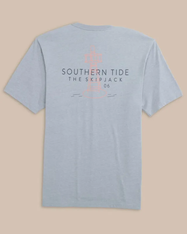 Skipjack Buoys Club Heather Short Sleeve T-Shirt sold by Southern Tide