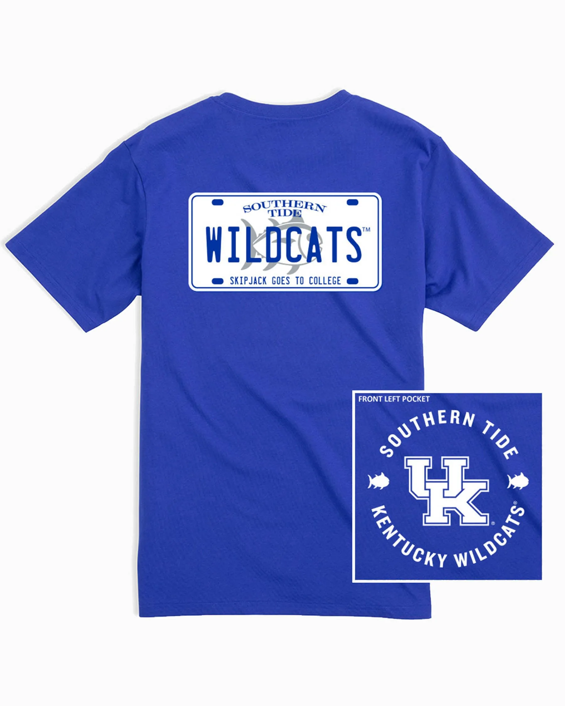 Kentucky Wildcats License Plate T-Shirt sold by Southern Tide