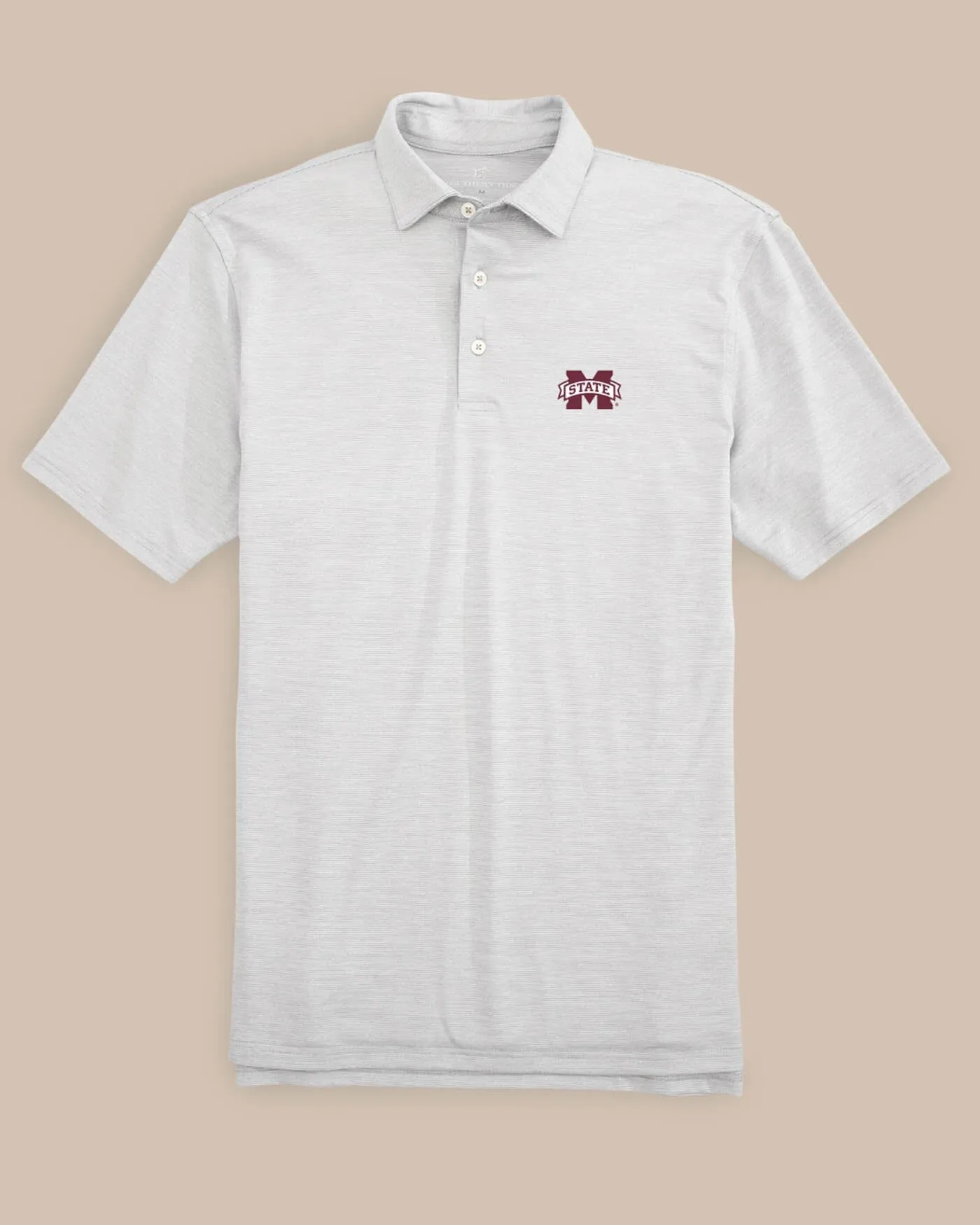 Mississippi State Bulldogs Driver Spacedye Polo Shirt sold by Southern Tide product image thumbnail 3