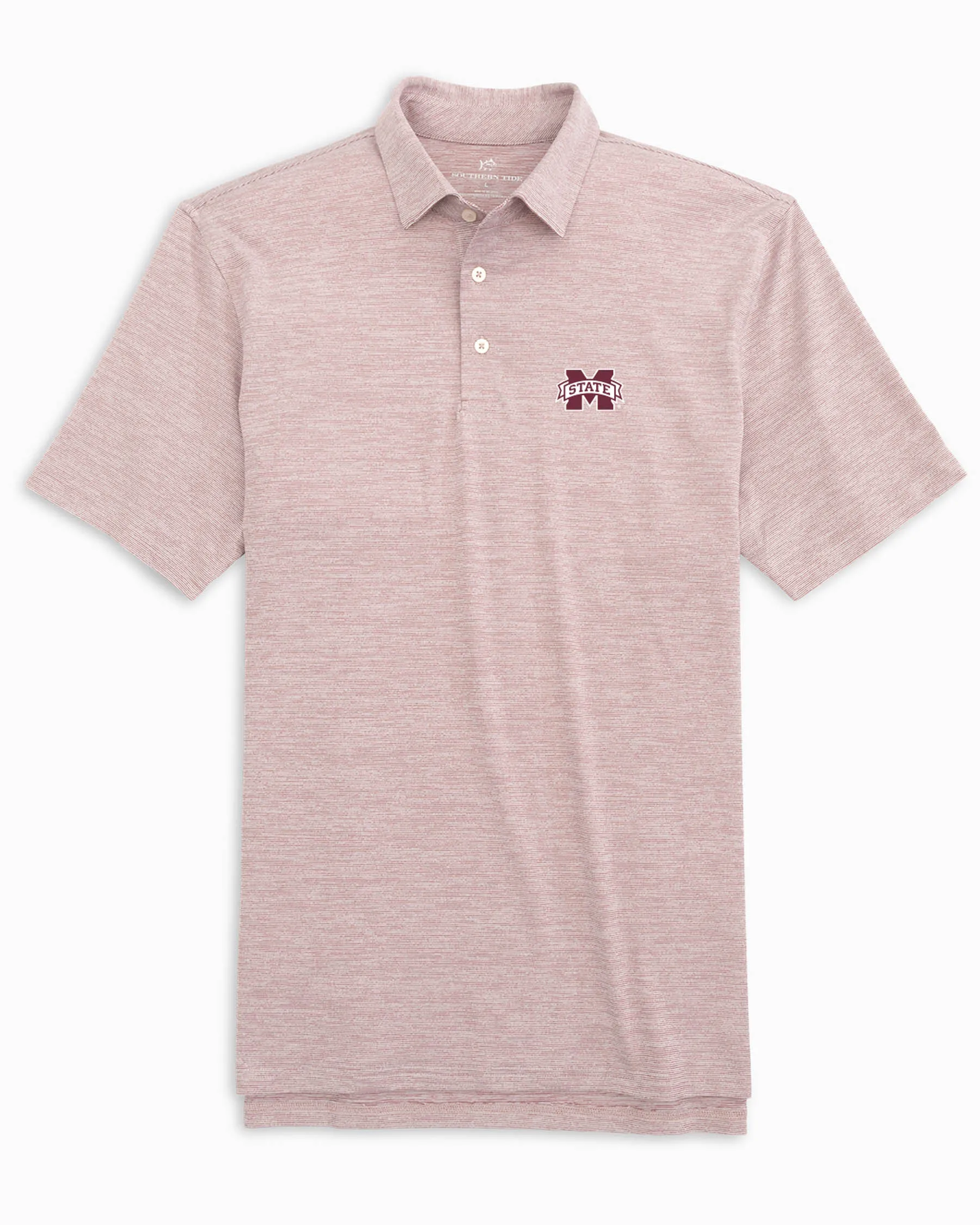 Mississippi State Bulldogs Driver Spacedye Polo Shirt sold by Southern Tide product image thumbnail 2