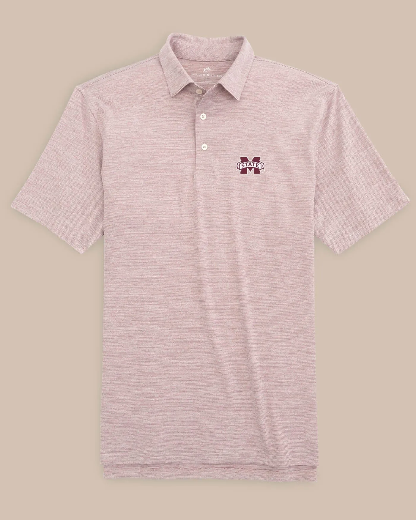 Mississippi State Bulldogs Driver Spacedye Polo Shirt sold by Southern Tide