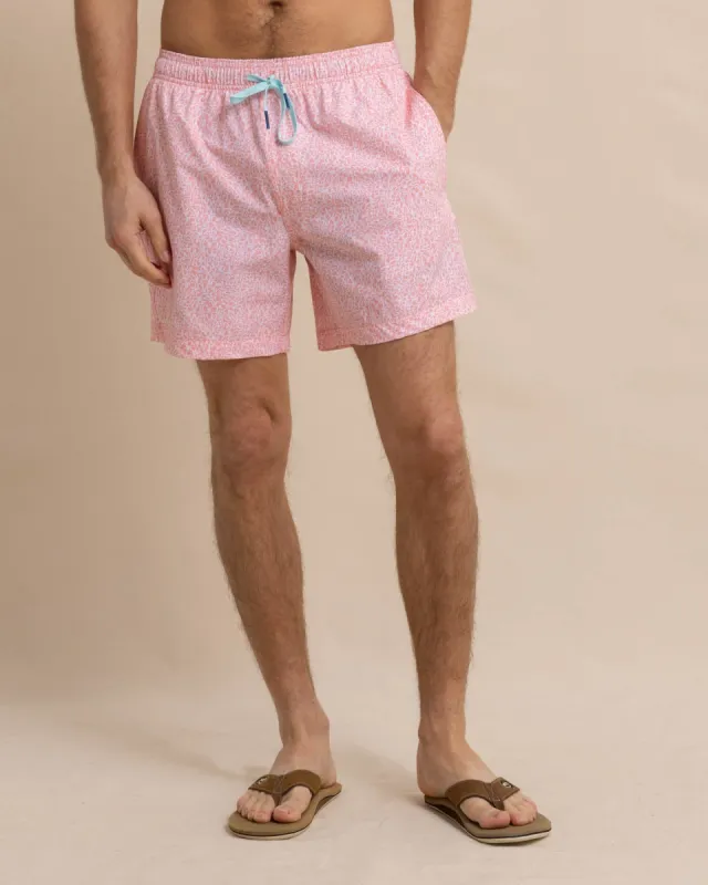That Floral Feeling Swim Trunk sold by Southern Tide