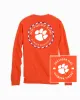 Clemson Tigers Long Sleeve Medallion T-Shirt sold by Southern Tide