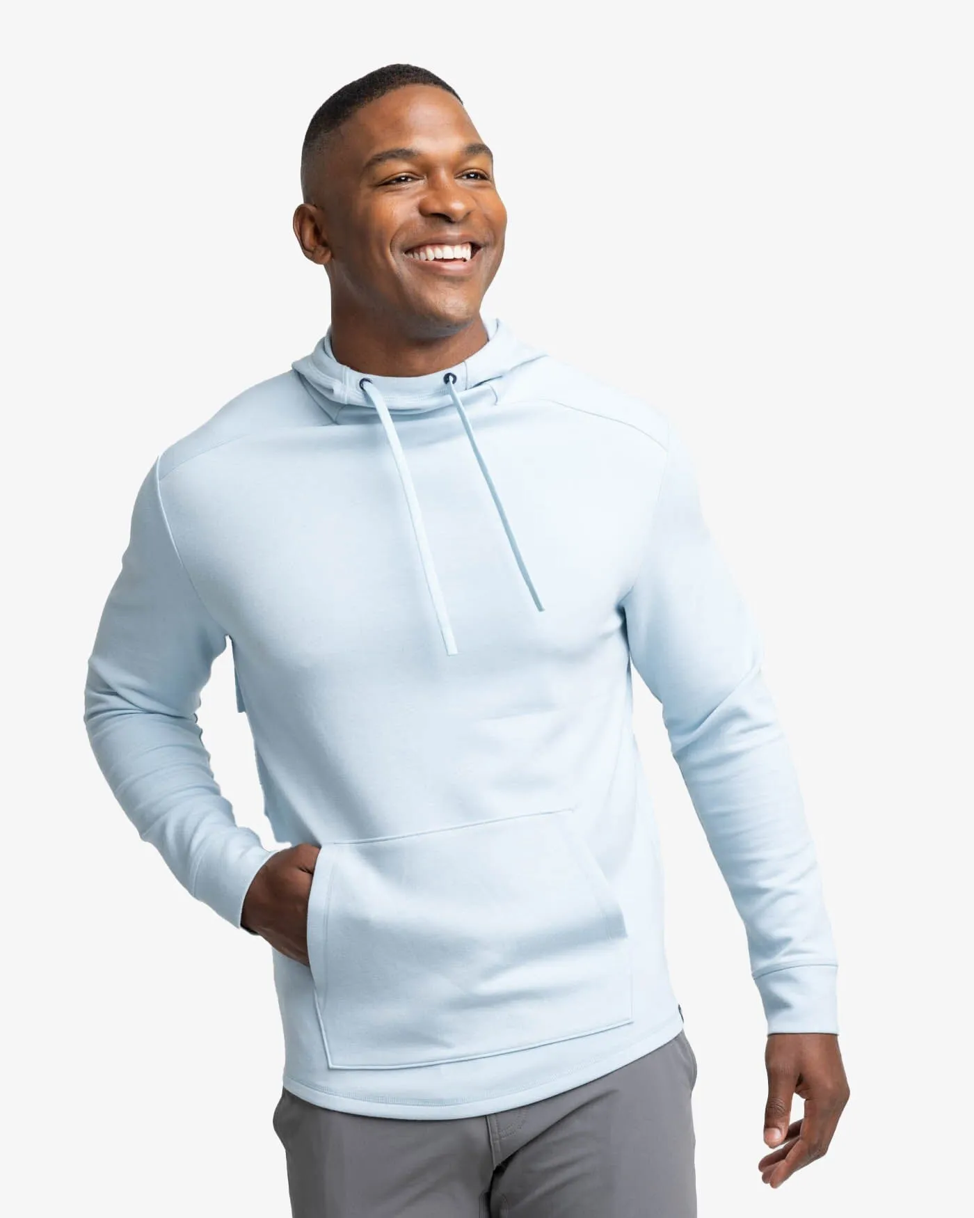 Stratford Heather Interlock Hoodie sold by Southern Tide