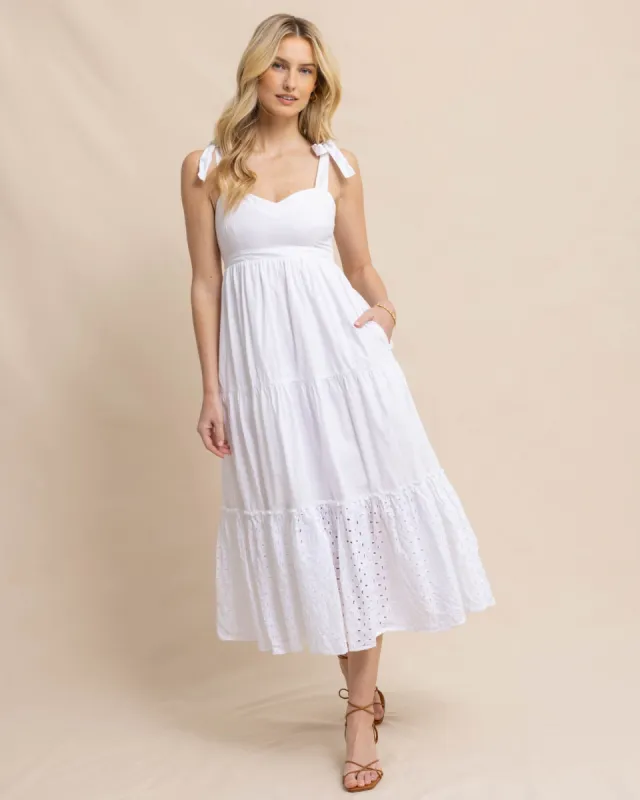 Sylvie Eyelet Maxi Dress sold by Southern Tide