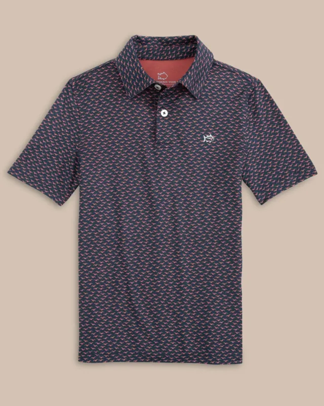 Boys Driver Fall Flock Performance Polo made by Southern Tide