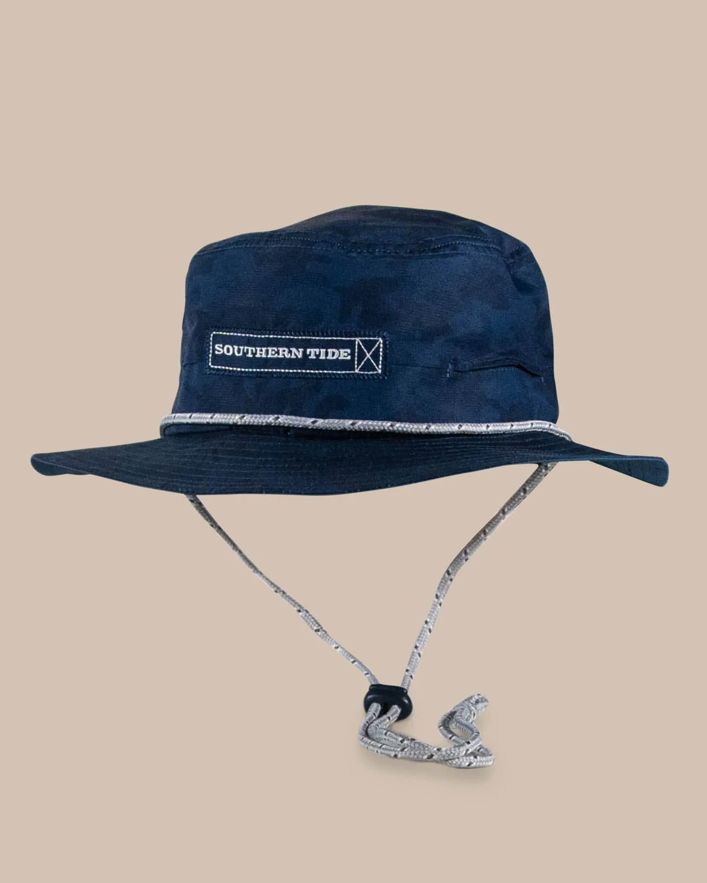 Waterway Camo Print Performance Sun Hat - Navy sold by Southern Tide