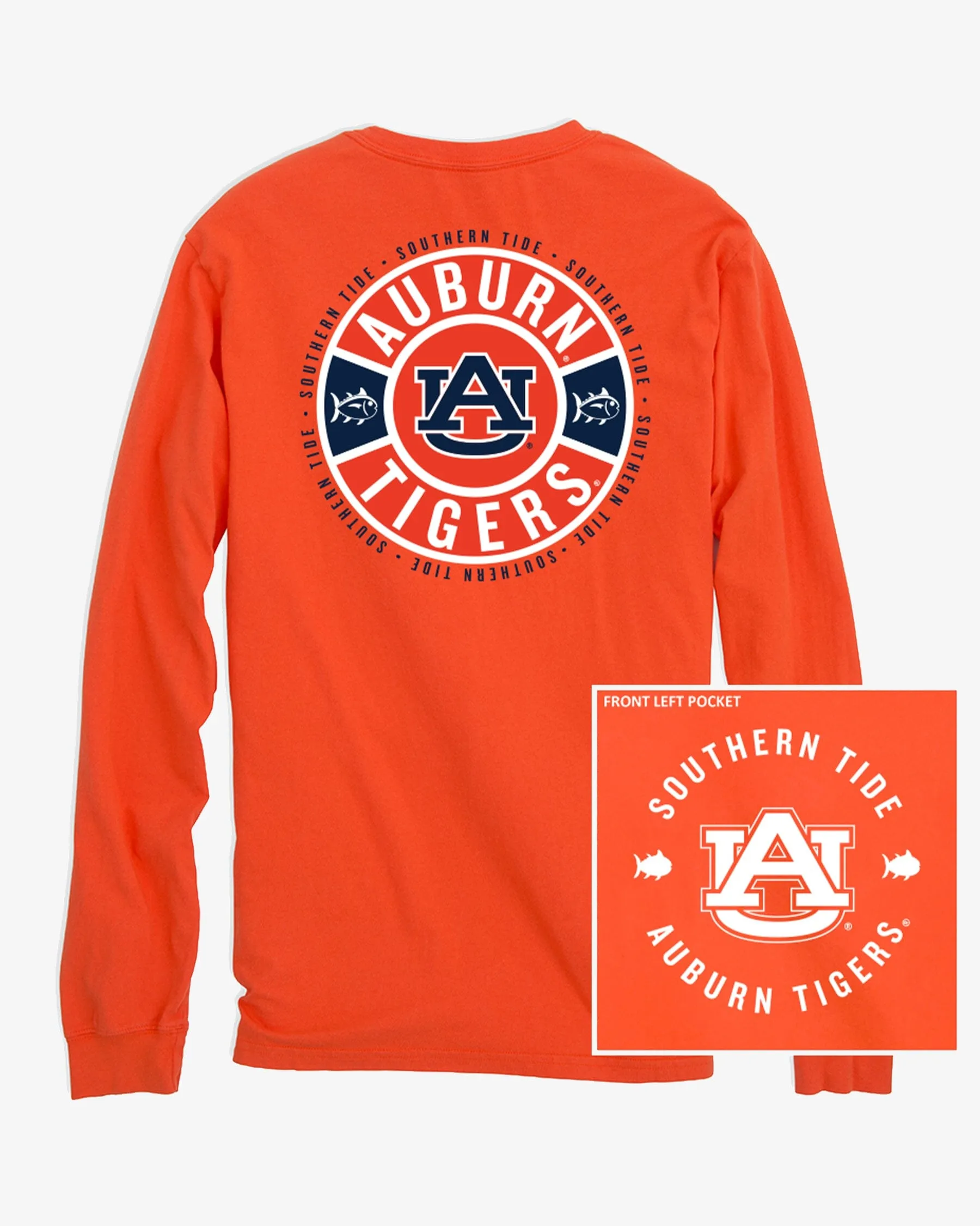 Auburn Tigers Ring Badge T-Shirt sold by Southern Tide