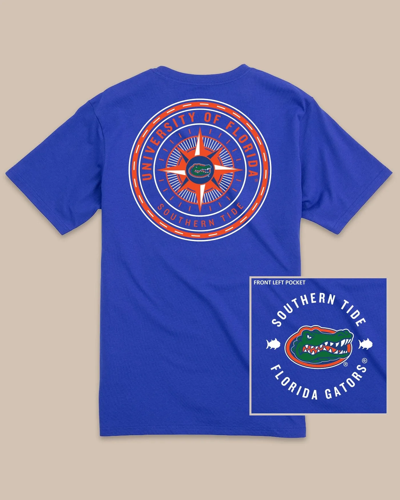 Florida Gators Gameday Collegiate Compass T-Shirt sold by Southern Tide