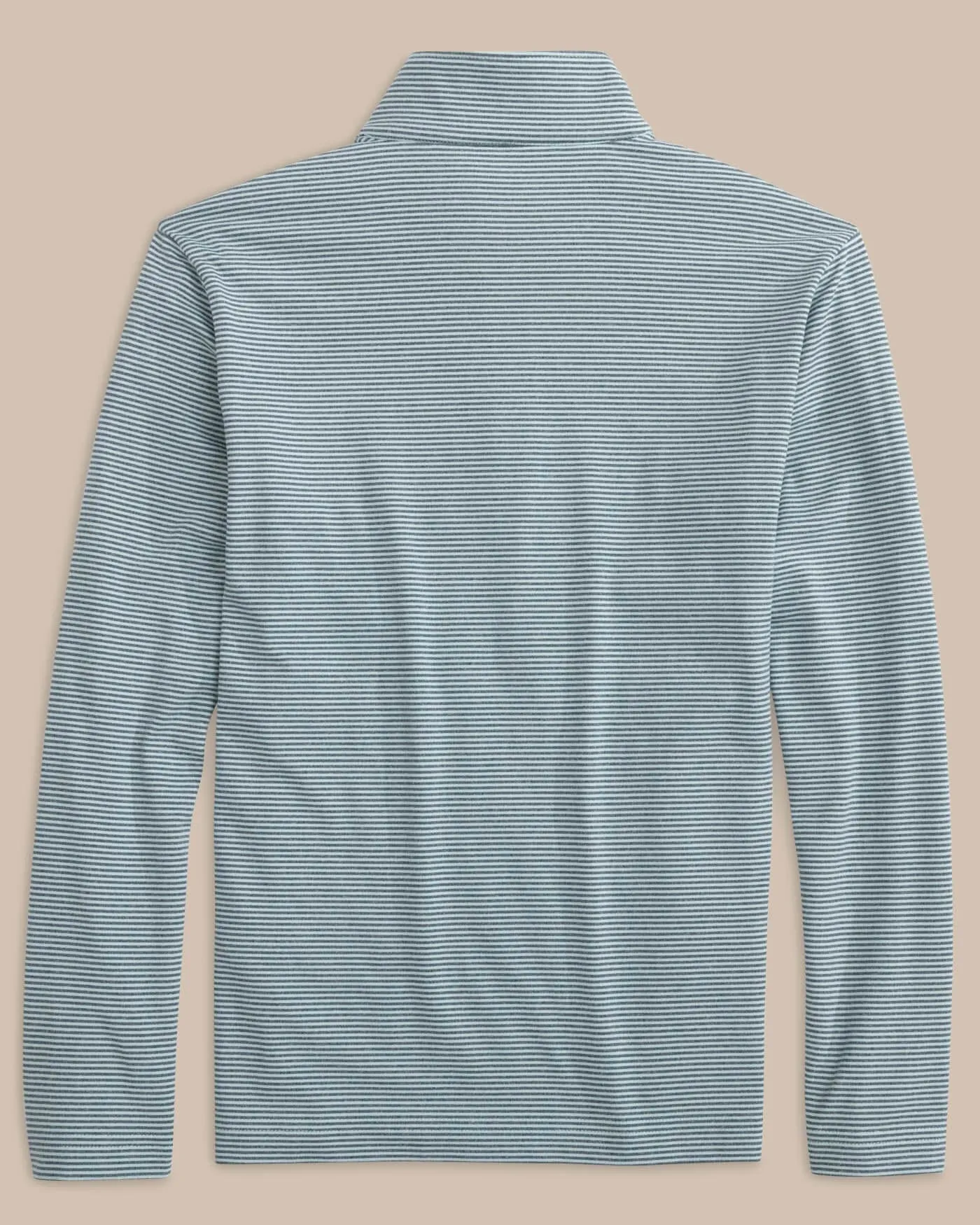 Boys Cruiser Heather Micro-Stripe Quarter Zip Pullover sold by Southern Tide product image thumbnail 4