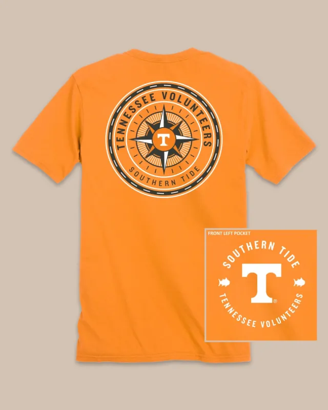 Tennessee Vols Gameday Collegiate Compass T-Shirt sold by Southern Tide
